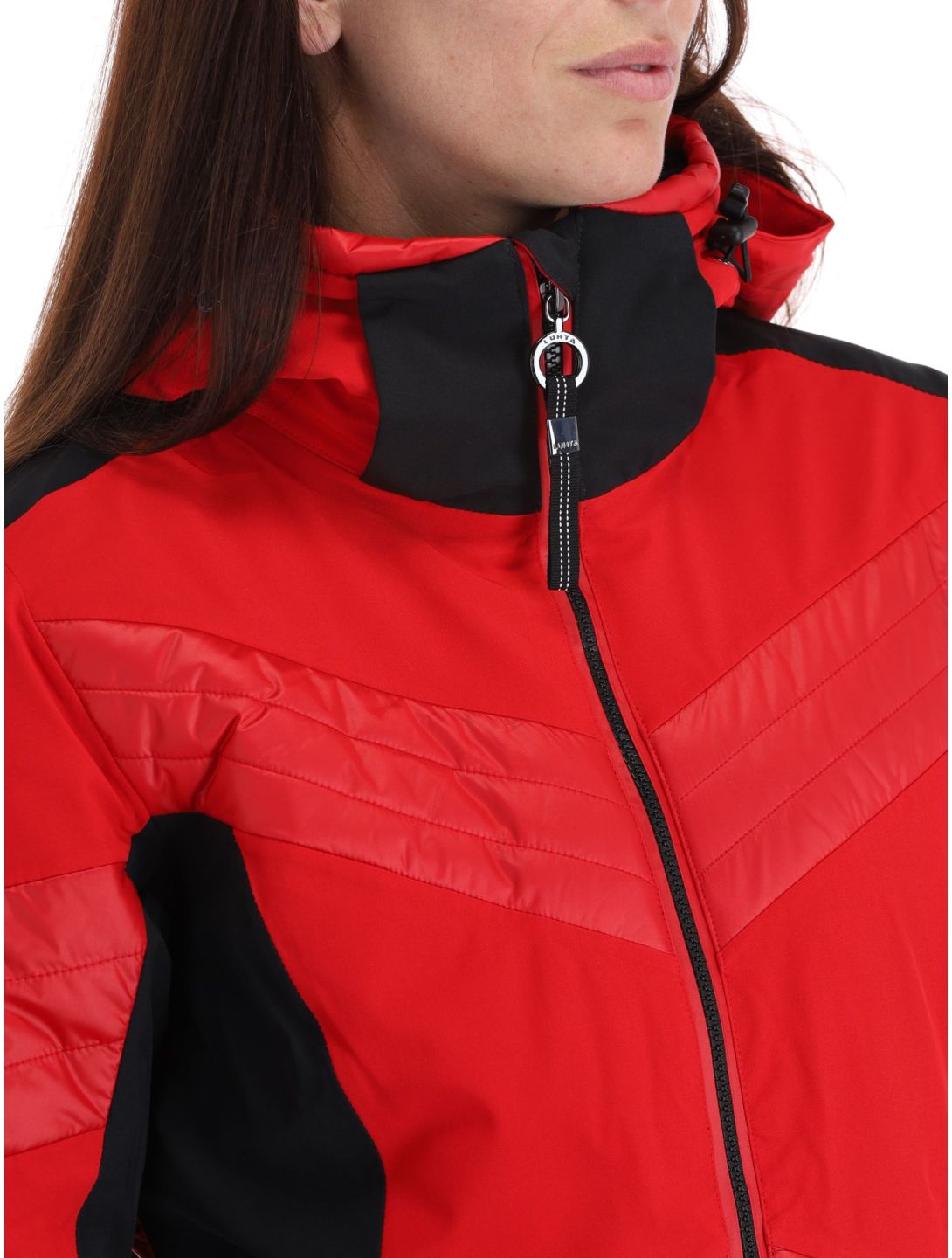 Luhta, Karravaara chaqueta de esquí mujeres Cranberry negro, rojo 