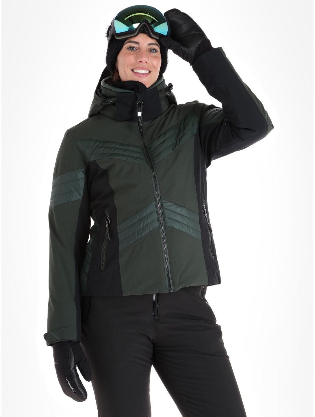 Luhta, Karravaara chaqueta de esquí mujeres Dark Green negro, verde 