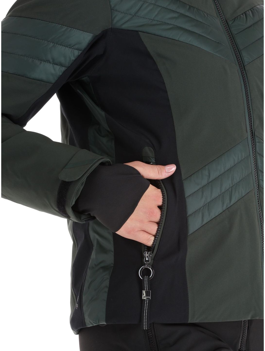 Luhta, Karravaara chaqueta de esquí mujeres Dark Green negro, verde 