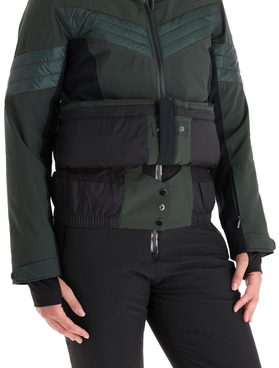 Luhta, Karravaara chaqueta de esquí mujeres Dark Green negro, verde 