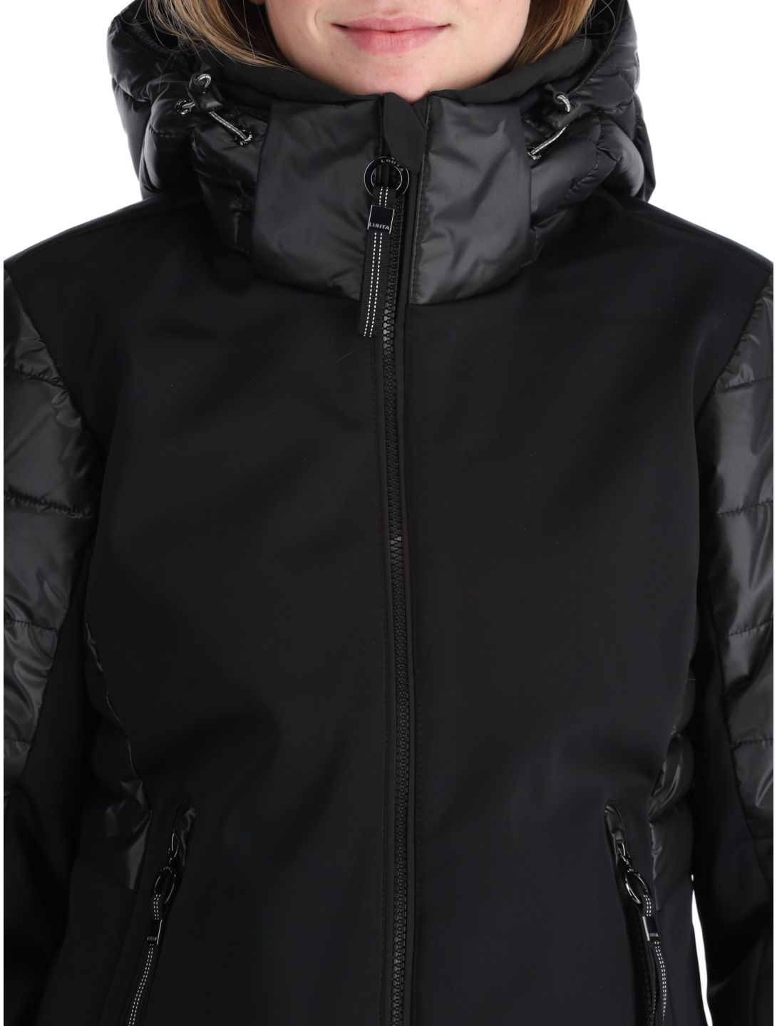 Luhta, Kierinki chaqueta de esquí mujeres Black negro 