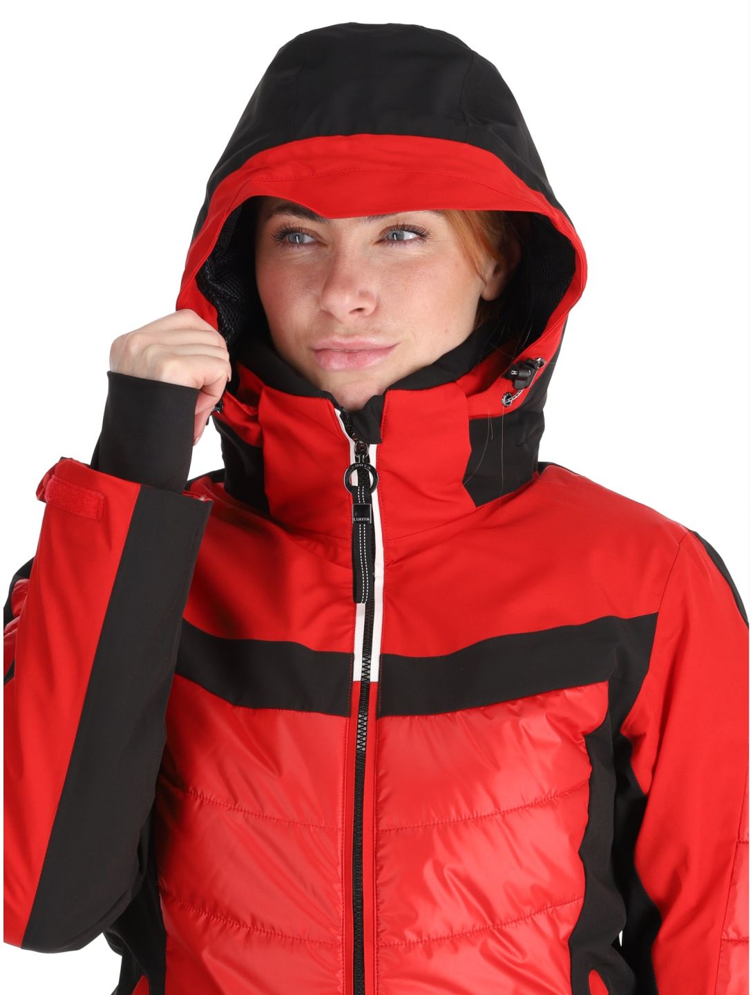 Luhta, Kitinen chaqueta de esquí mujeres Cranberry rojo 