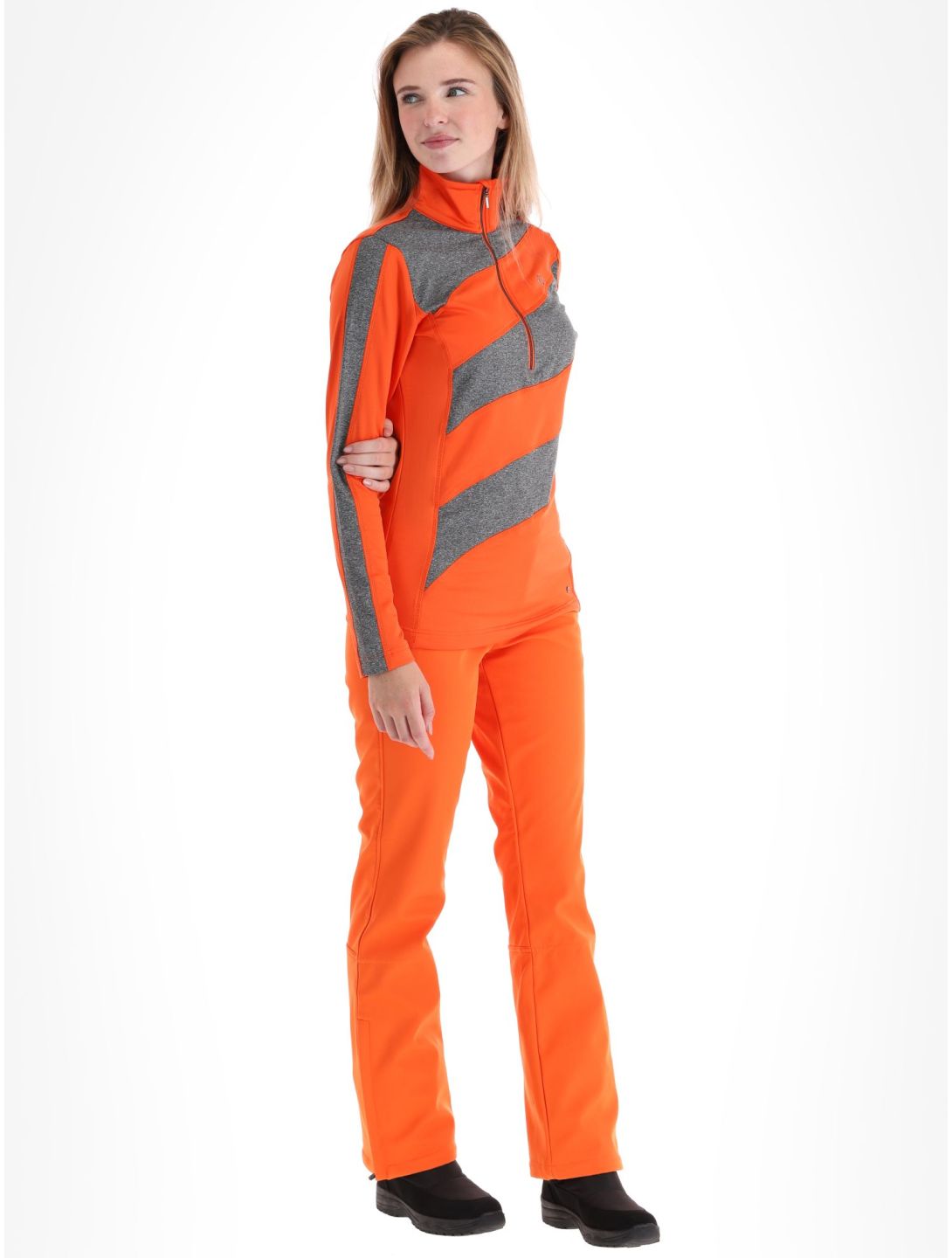 Luhta, Kuusa jersey mujeres Orange gris, naranja 