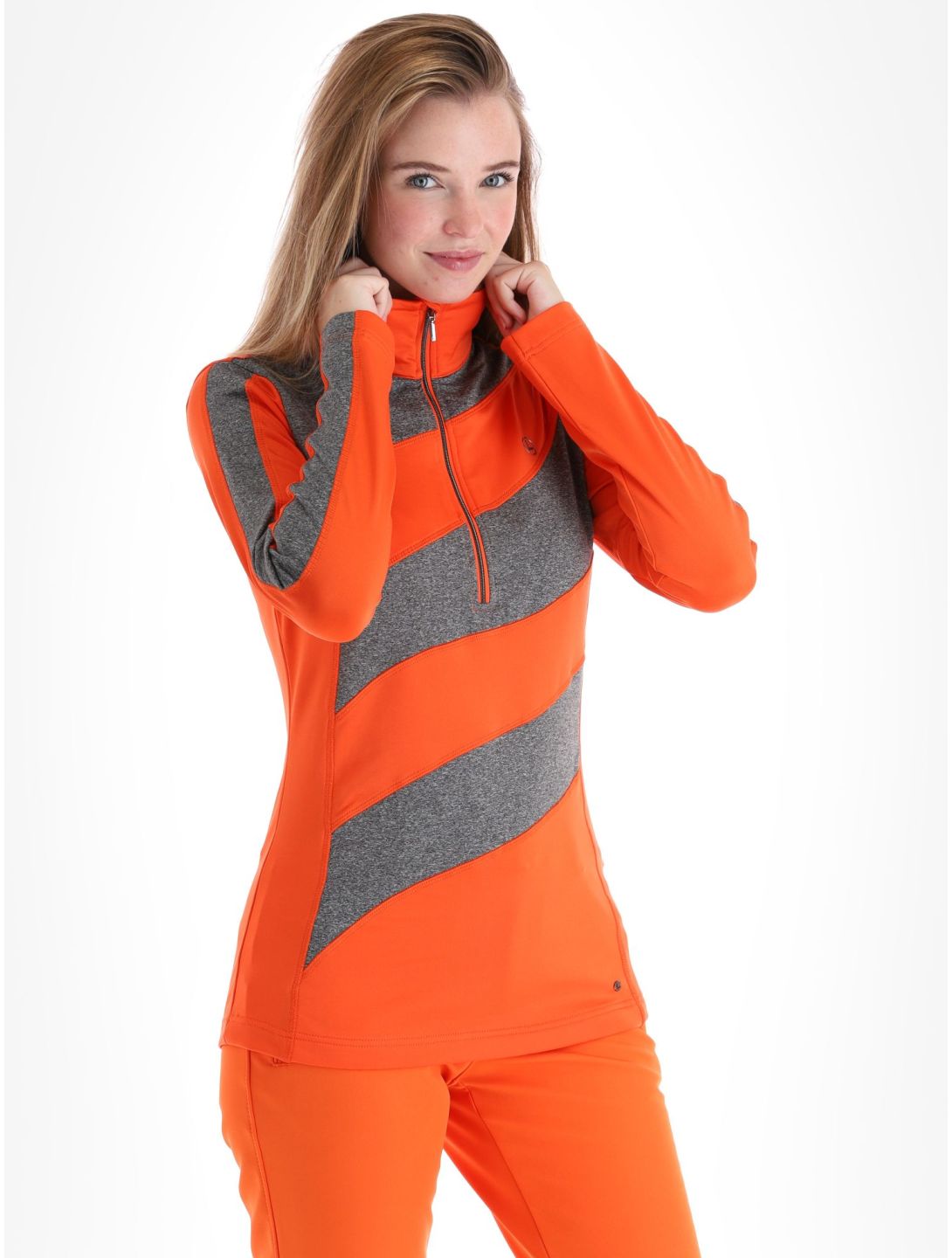 Luhta, Kuusa jersey mujeres Orange gris, naranja 