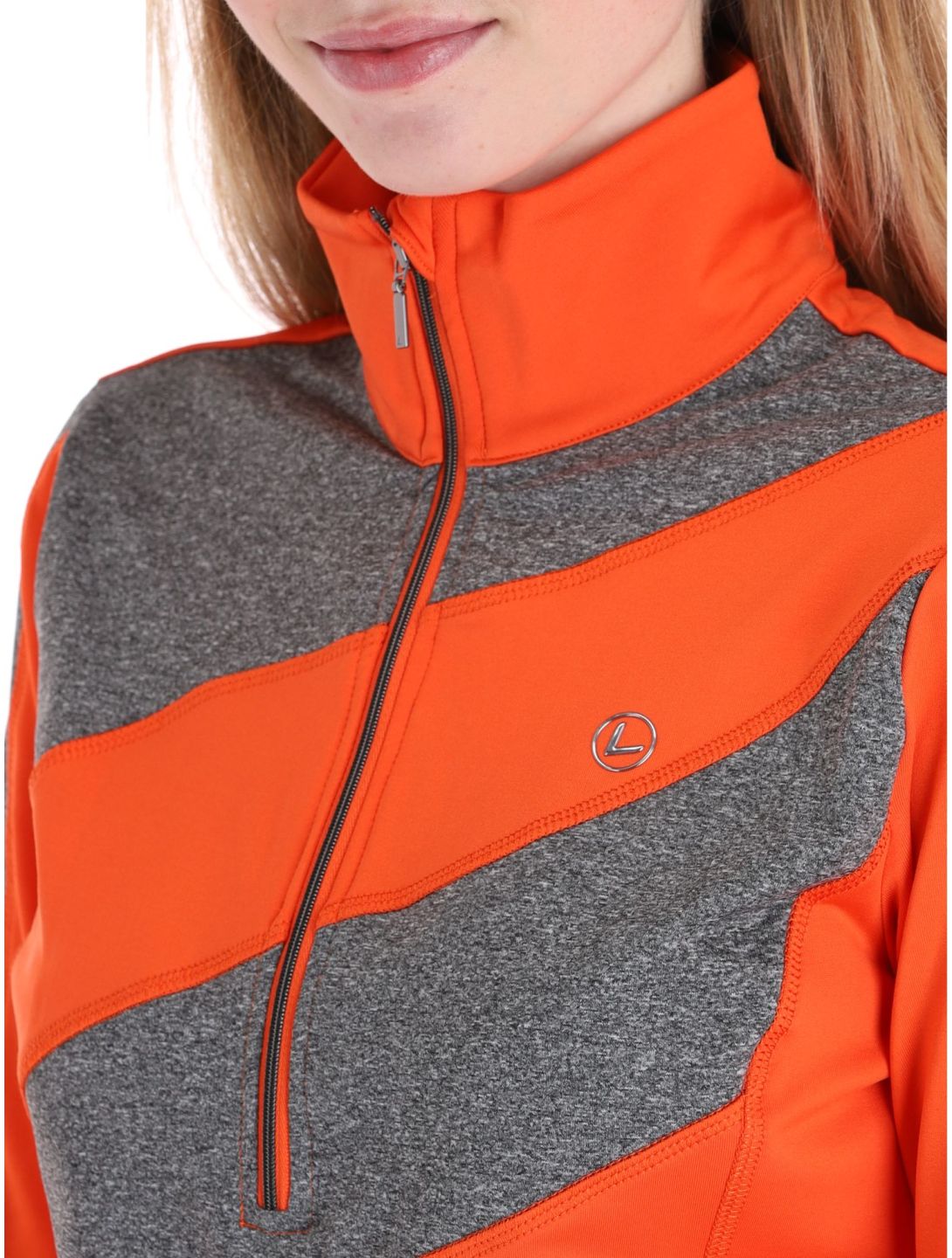 Luhta, Kuusa jersey mujeres Orange gris, naranja 