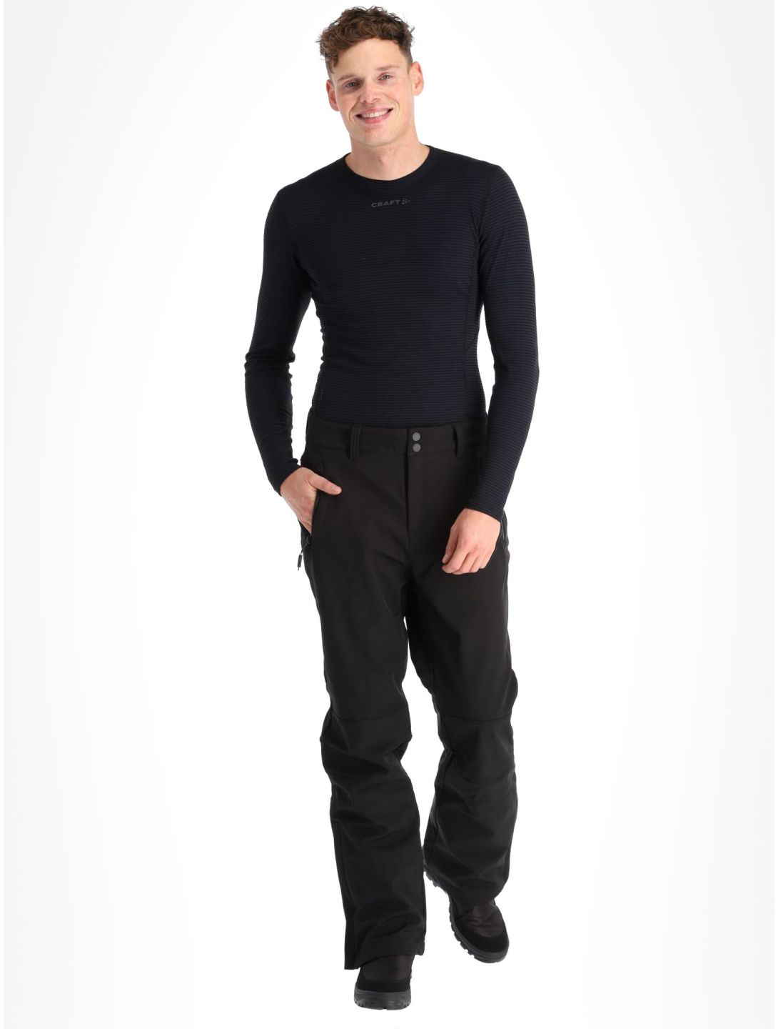 Luhta, Kuusamo pantalones de esquí hombres Black negro 