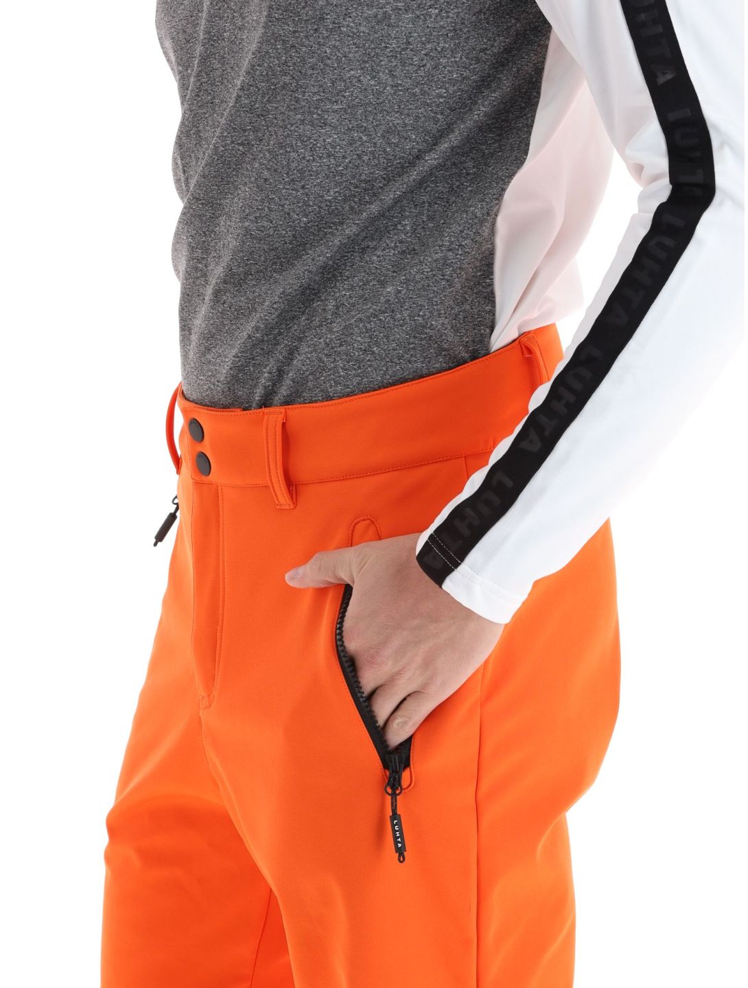 Luhta, Kuusamo pantalones de esquí hombres Orange naranja 