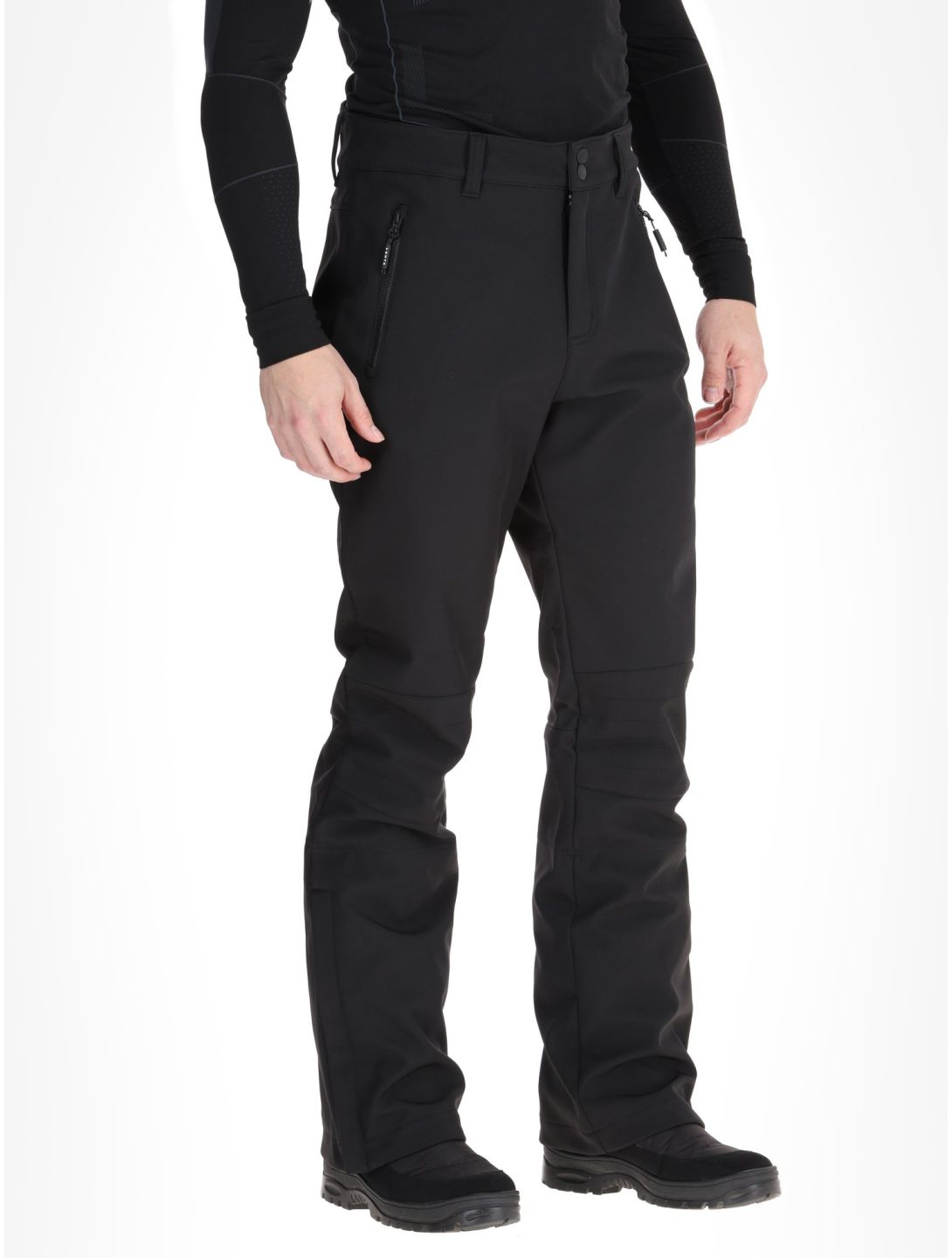 Luhta, Kuusamo pantalones de esquí softshell hombres Black negro 