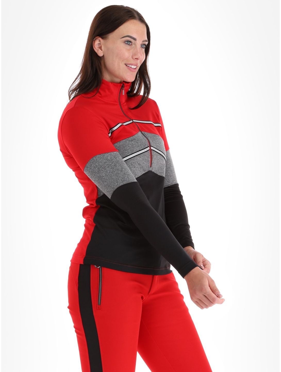 Luhta, Levi jersey mujeres Cranberry gris, negro, rojo 