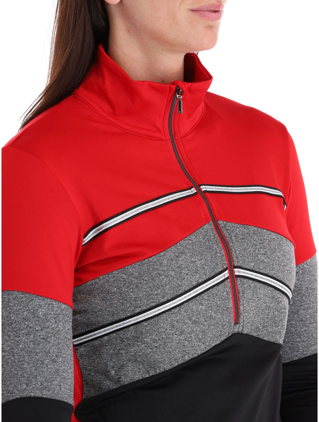 Luhta, Levi jersey mujeres Cranberry gris, negro, rojo 