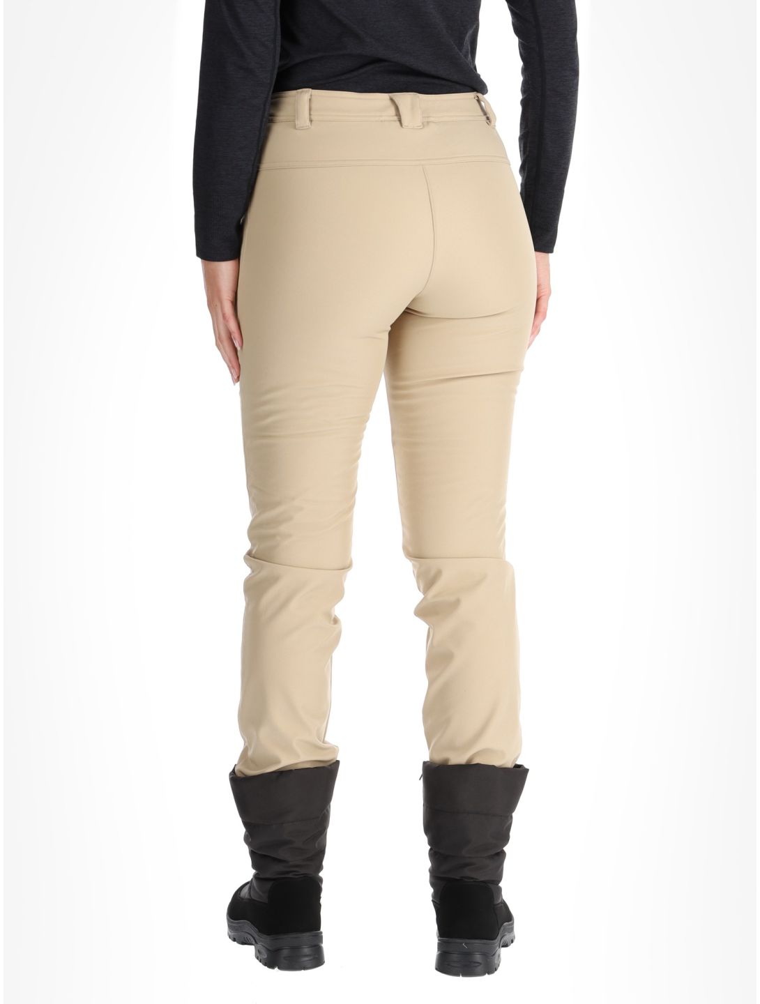 Luhta, Erottaja pantalones de esquí softshell mujeres Powder blanco 