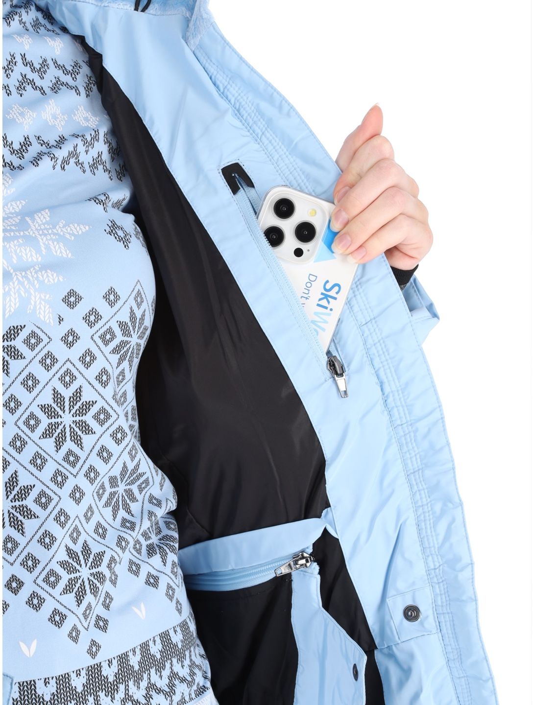 Luhta, Halhola chaqueta de esquí mujeres Light Blue azul 