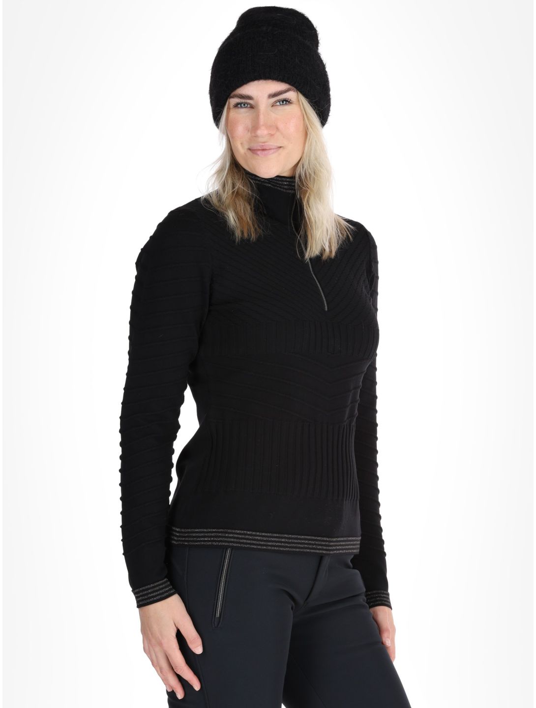 Luhta, Halso jersey mujeres Black negro 