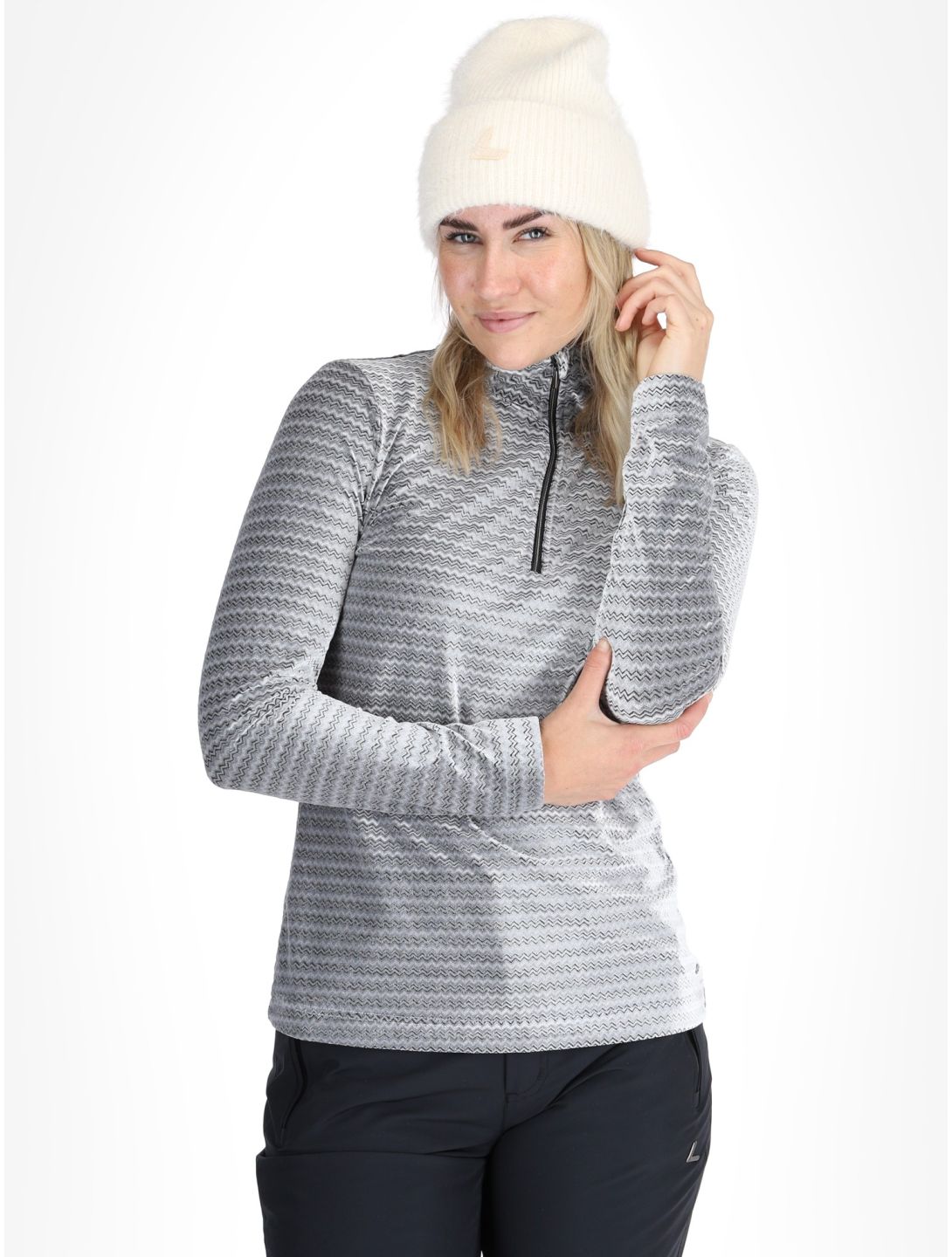 Luhta, Haltiansaar jersey mujeres Anthracite gris 