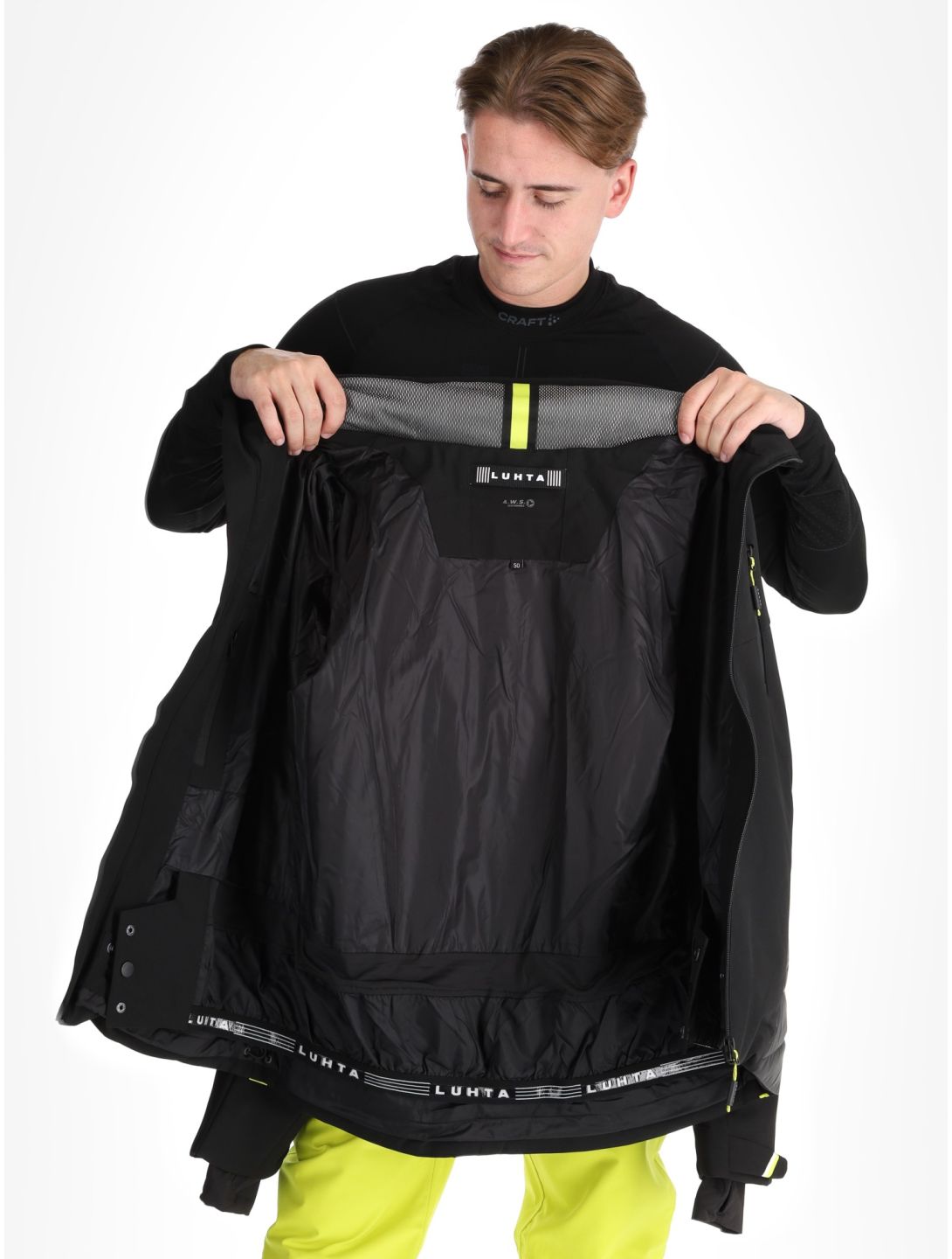 Luhta, Hookana chaqueta de esquí hombres Black negro 