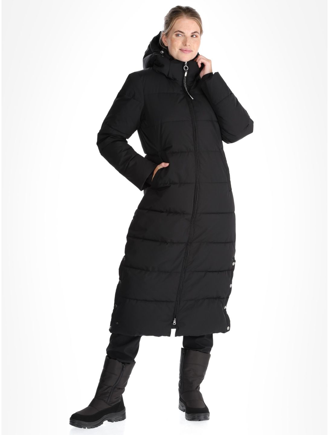 Luhta, Iisalmi chaqueta de invierno mujeres Basic Black negro 