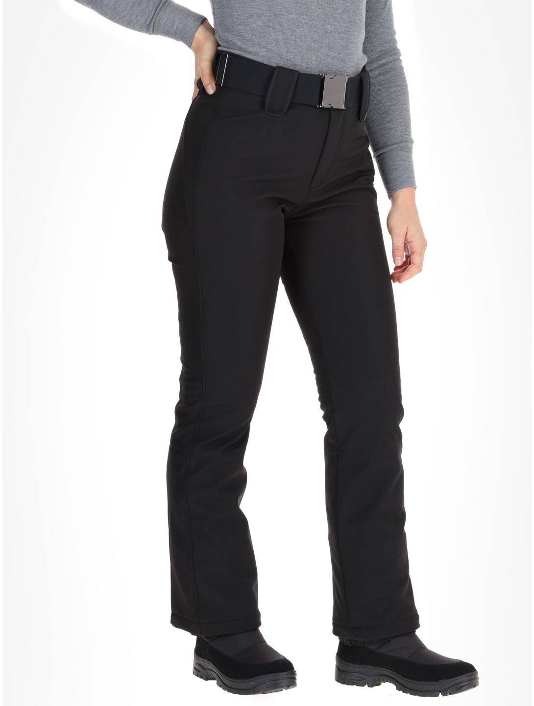 Luhta, Joensuu C pantalones de esquí softshell modelo pequeño mujeres Black negro 