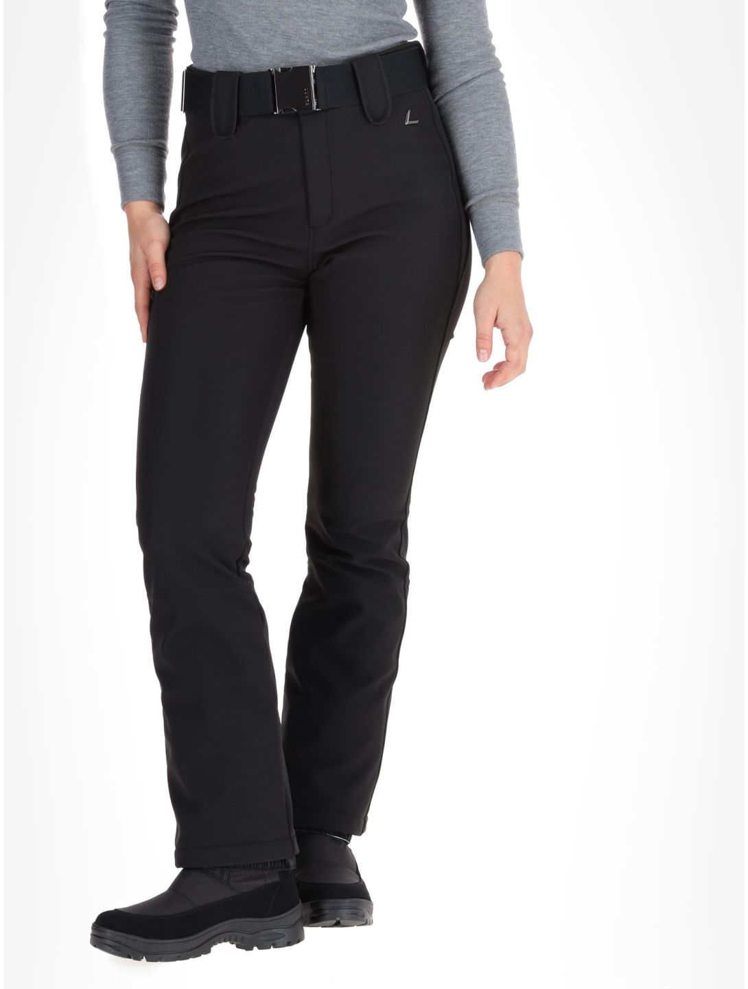 Luhta, Joensuu C pantalones de esquí softshell modelo pequeño mujeres Black negro 