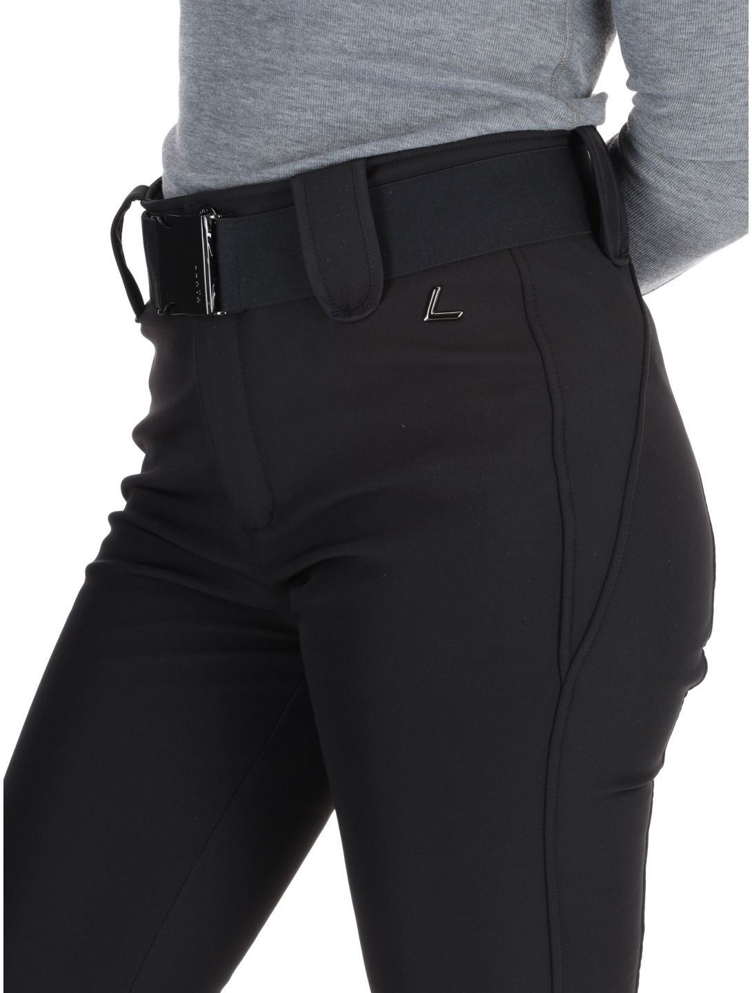 Luhta, Joensuu C pantalones de esquí softshell modelo pequeño mujeres Black negro 