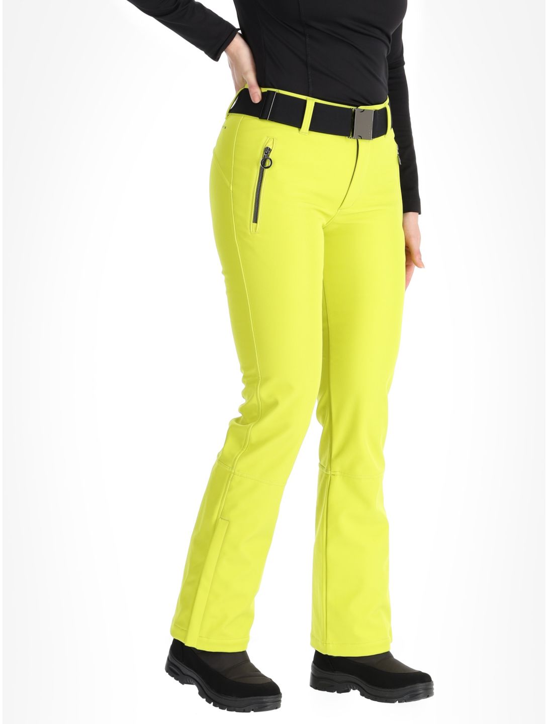 Luhta, Joentaus pantalones de esquí softshell mujeres Aloe verde 