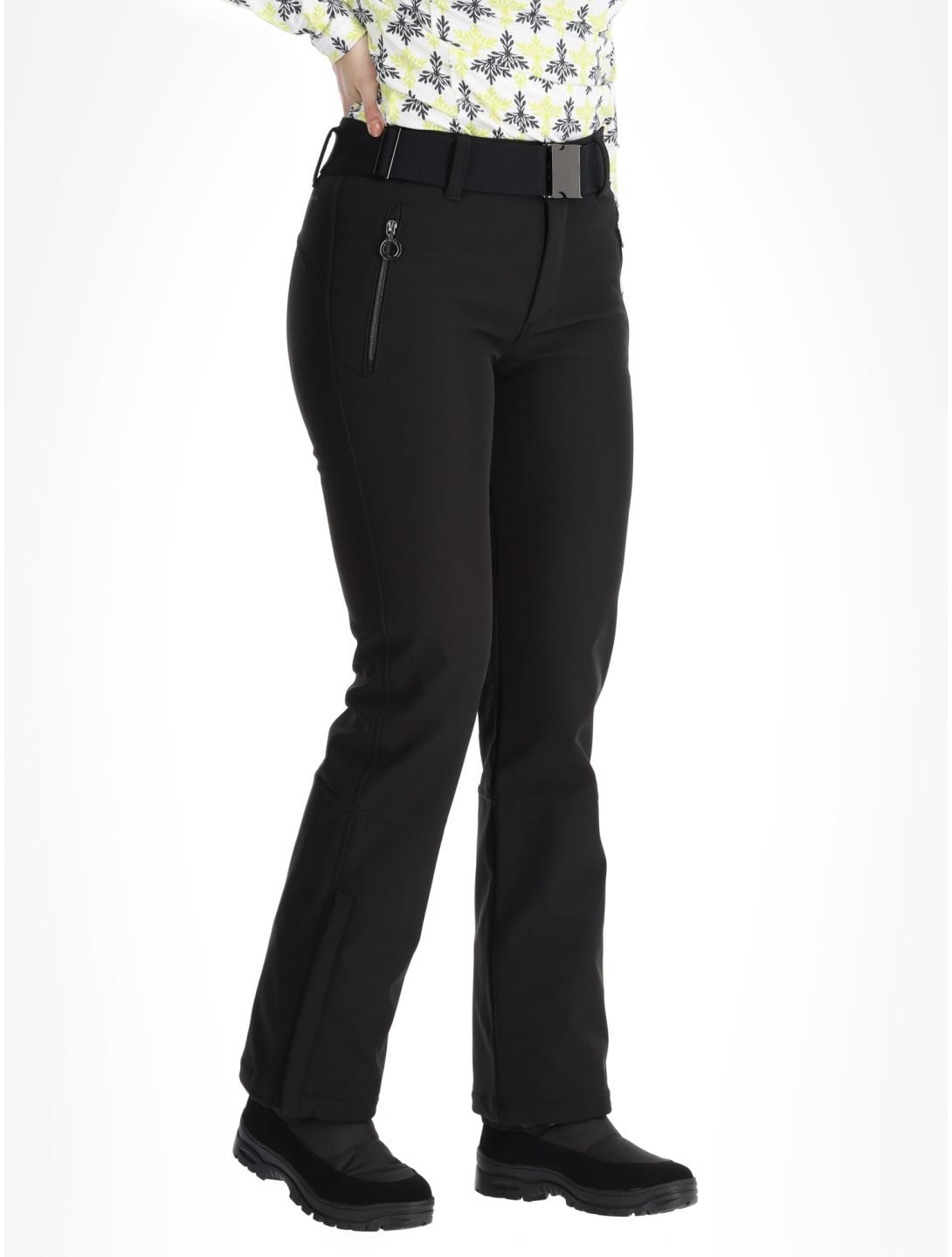 Luhta, Luhta Joentaus pantalones de esquí softshell mujeres Black negro 