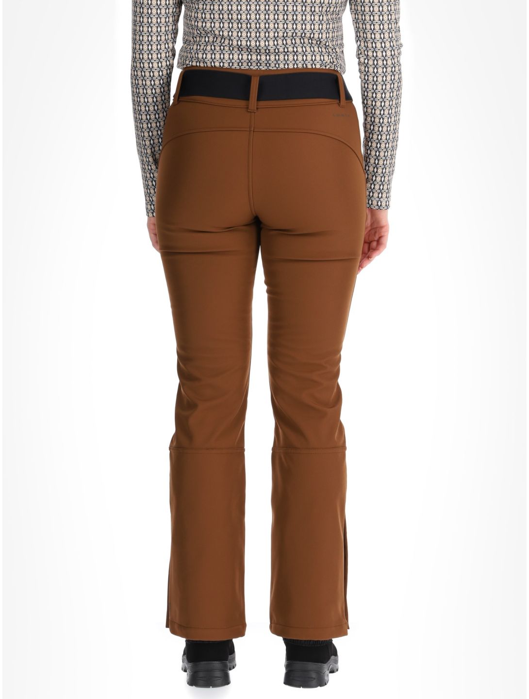 Luhta, Joentaus pantalones de esquí softshell mujeres Chocolat marrón 