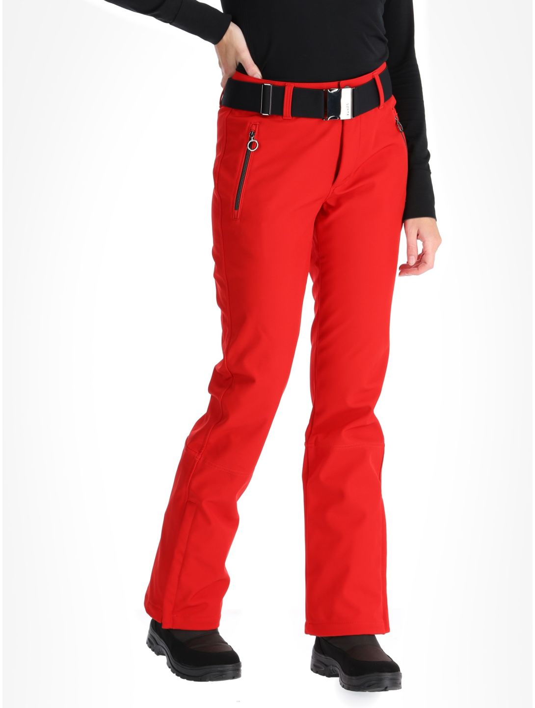 Luhta, Joentaus pantalones de esquí softshell mujeres Cranberry rojo 