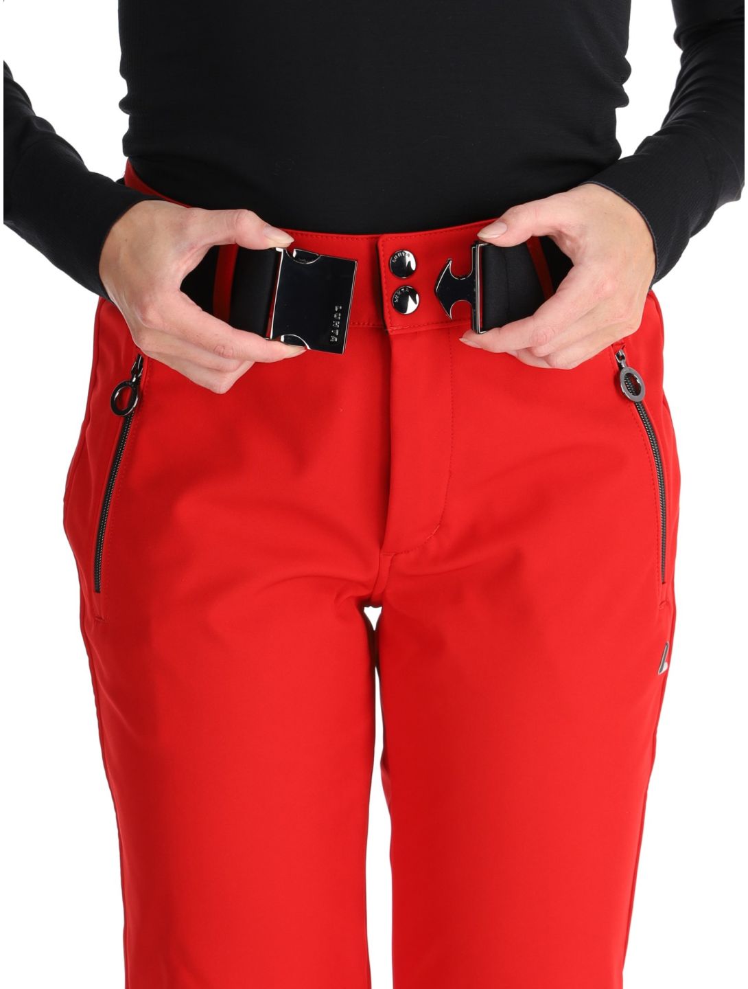 Luhta, Joentaus pantalones de esquí softshell mujeres Cranberry rojo 