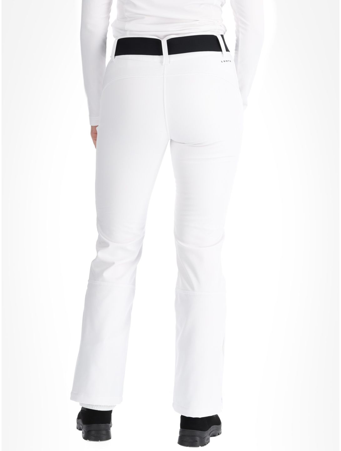 Luhta, Joentaus pantalones de esquí softshell mujeres Optic White blanco 