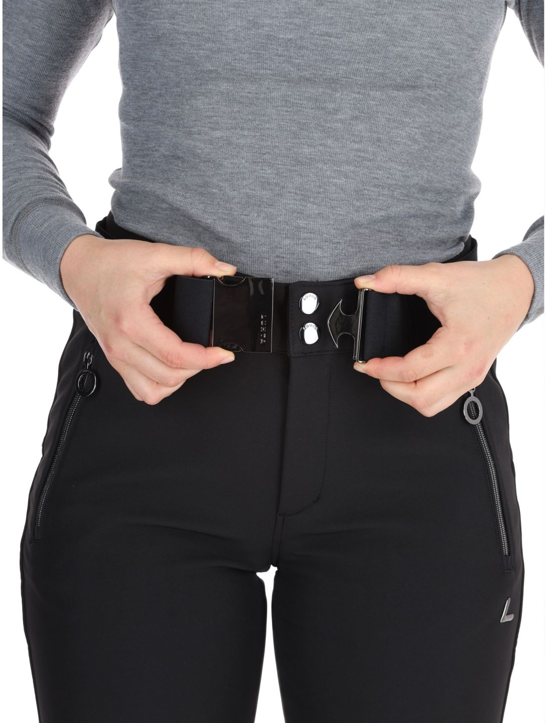 Luhta, Joentaus C pantalones de esquí softshell modelo pequeño mujeres Black negro 