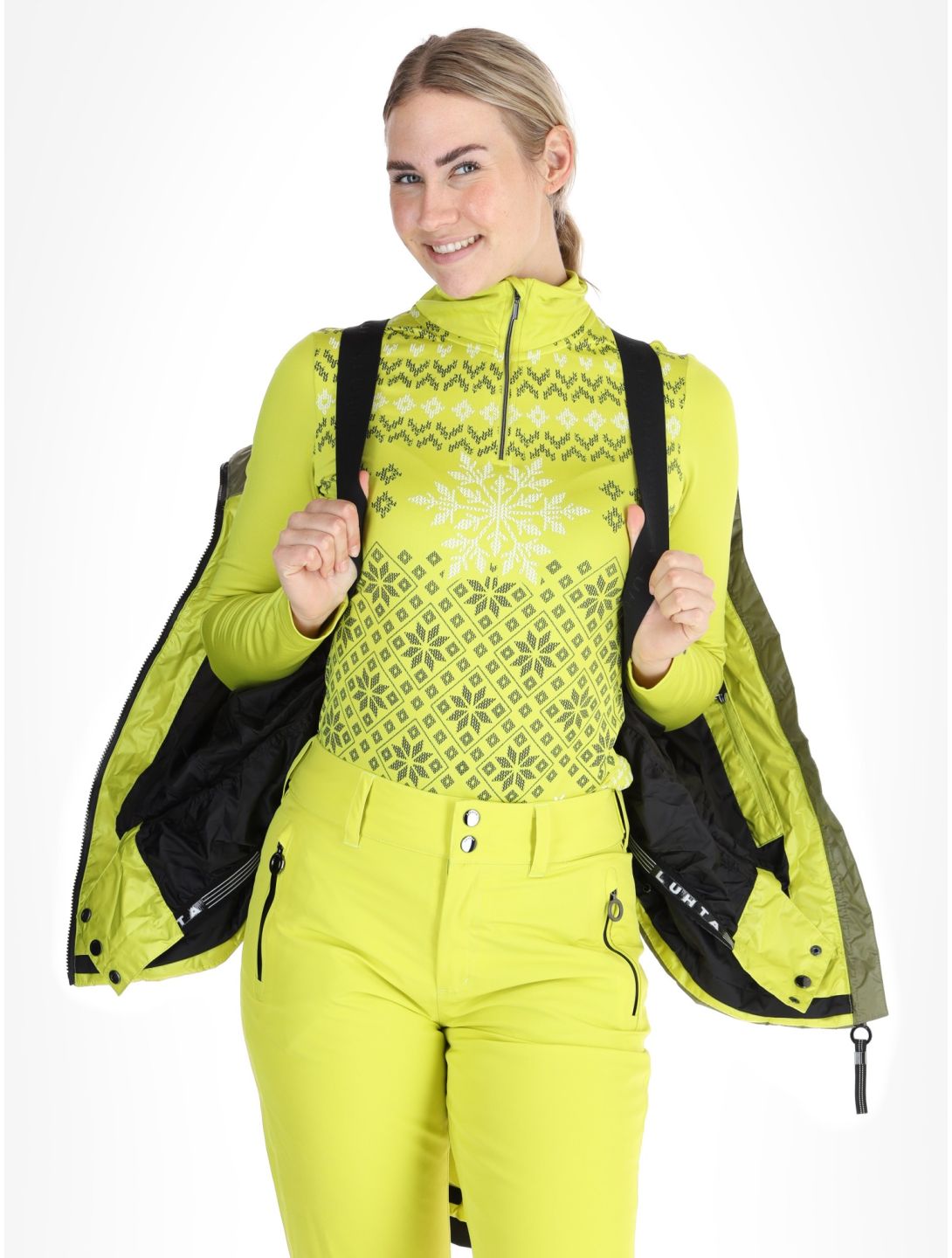 Luhta, Kallunki chaqueta de esquí mujeres Aloe verde 