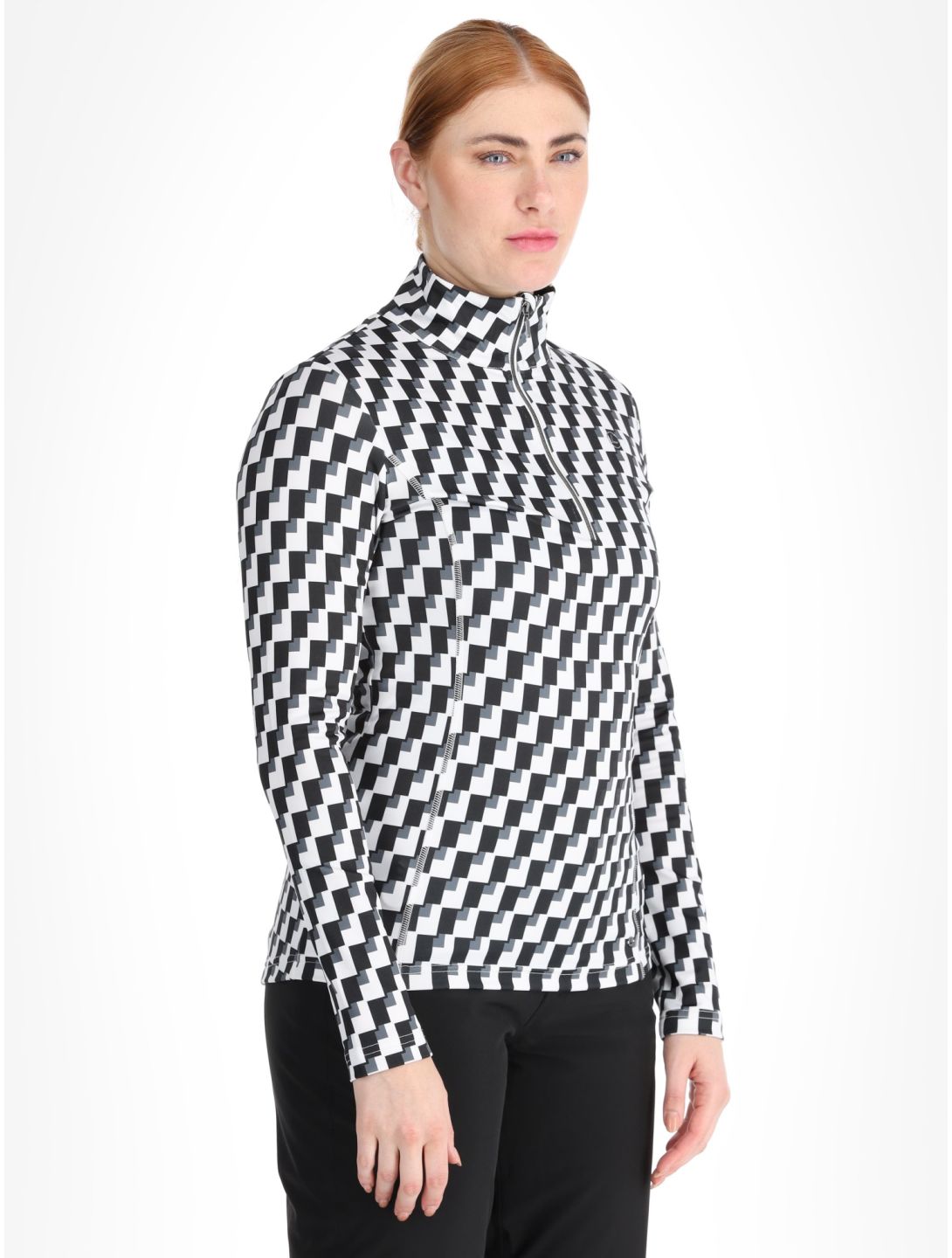 Luhta, Karstula jersey mujeres Black / White blanco, negro 