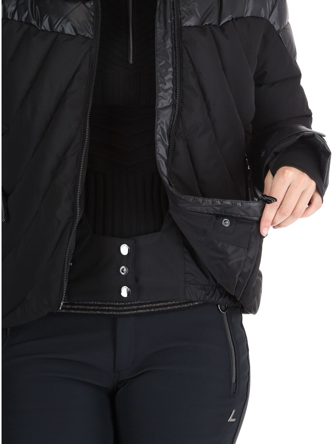 Luhta, Kiistala chaqueta de esquí mujeres Black negro 