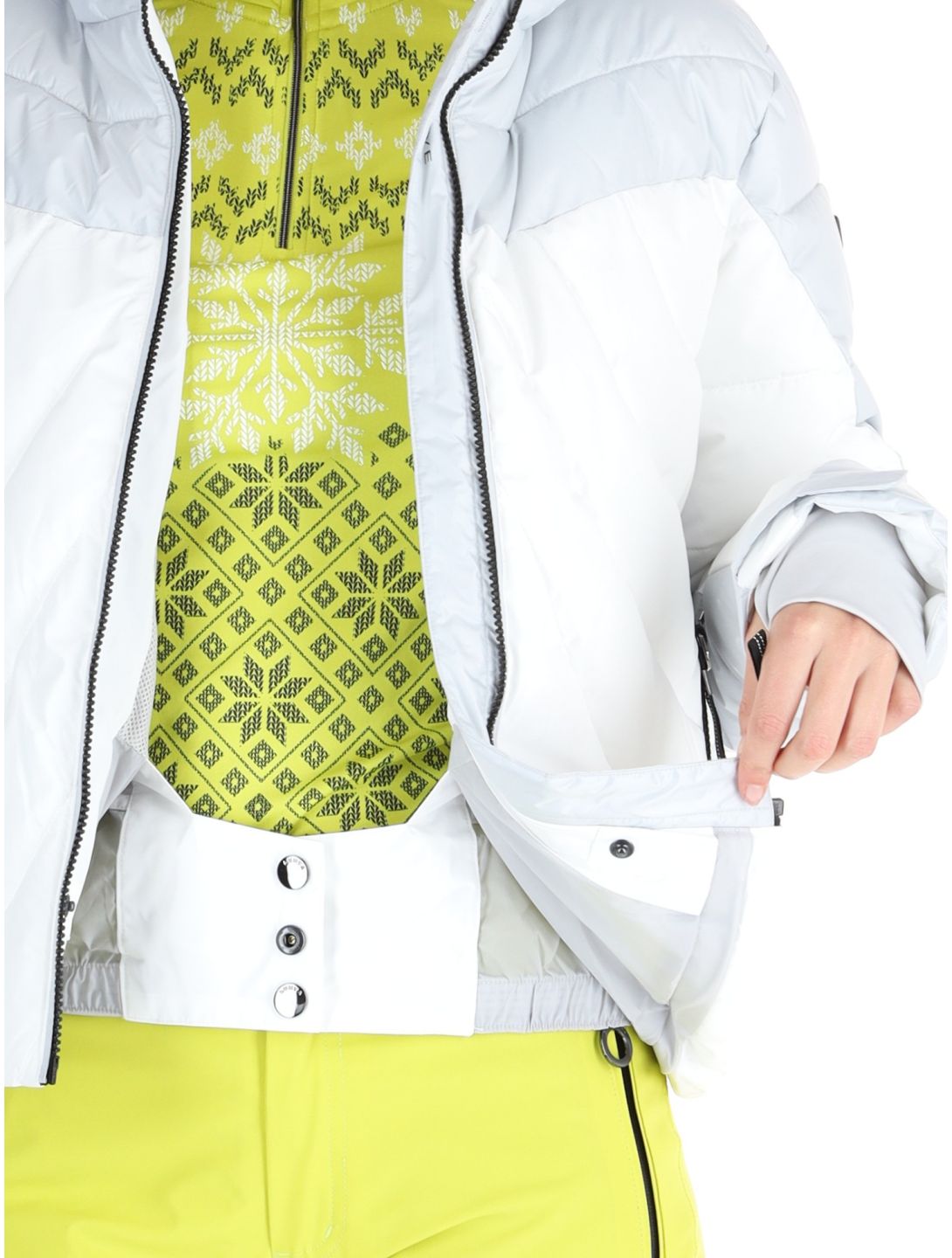 Luhta, Kiistala chaqueta de esquí mujeres Optic White blanco 