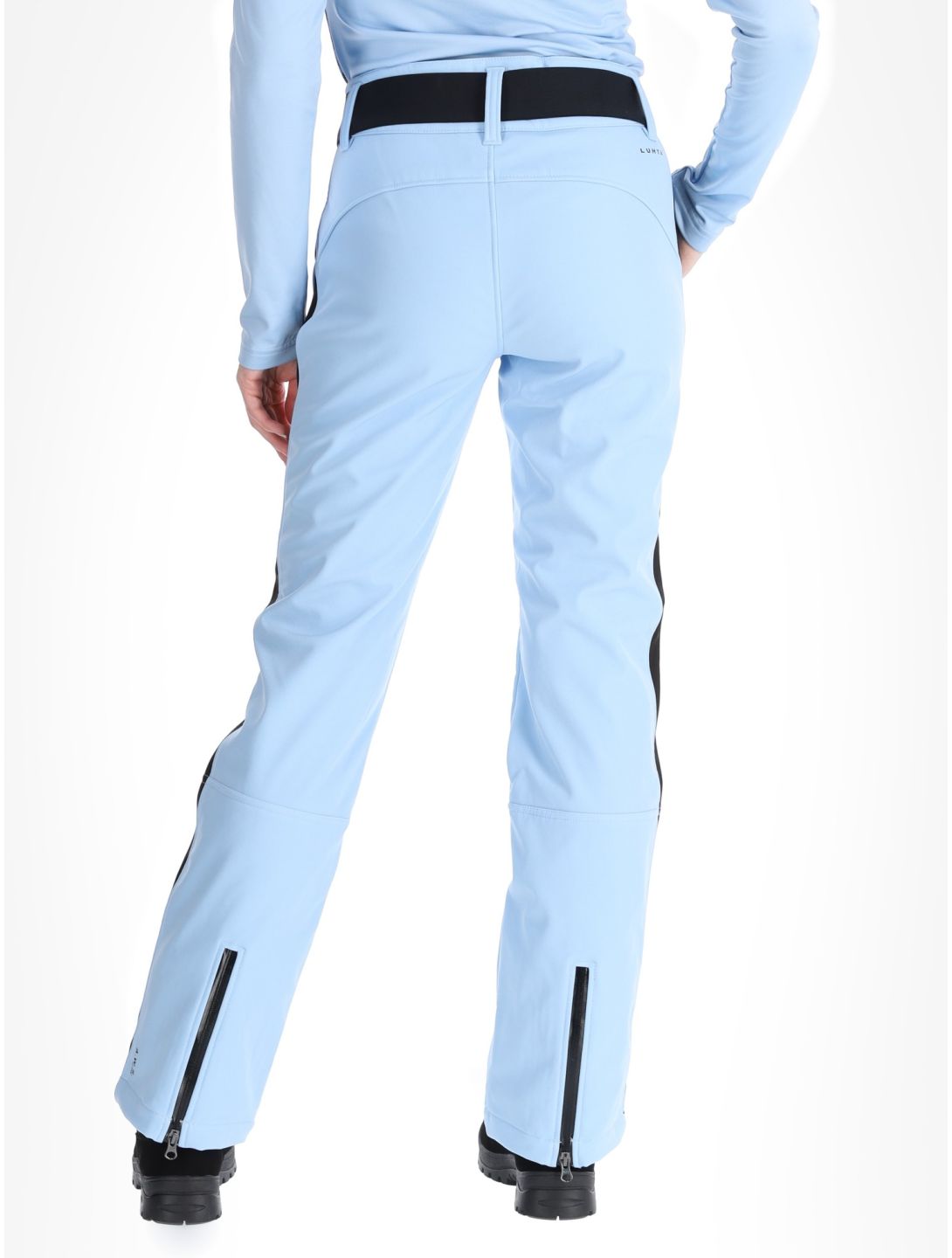 Luhta, Reututunturi pantalones de esquí softshell mujeres Light Blue azul 