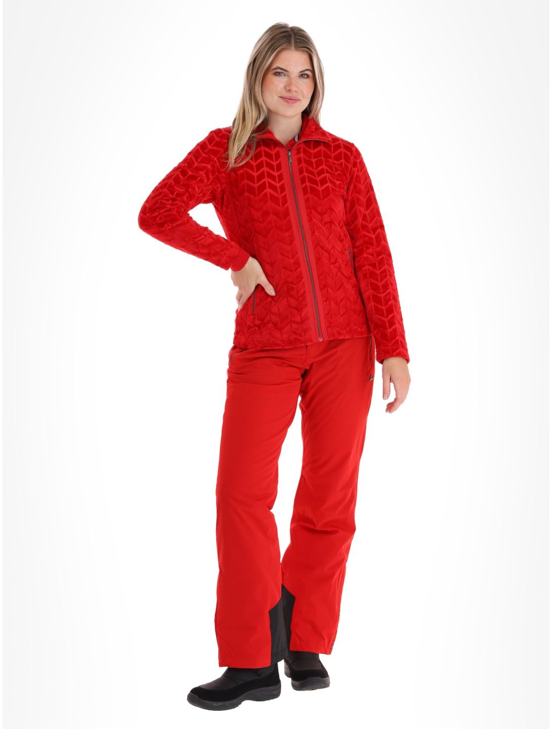 Luhta, Orosoaivi chaleco mujeres Cranberry rojo 