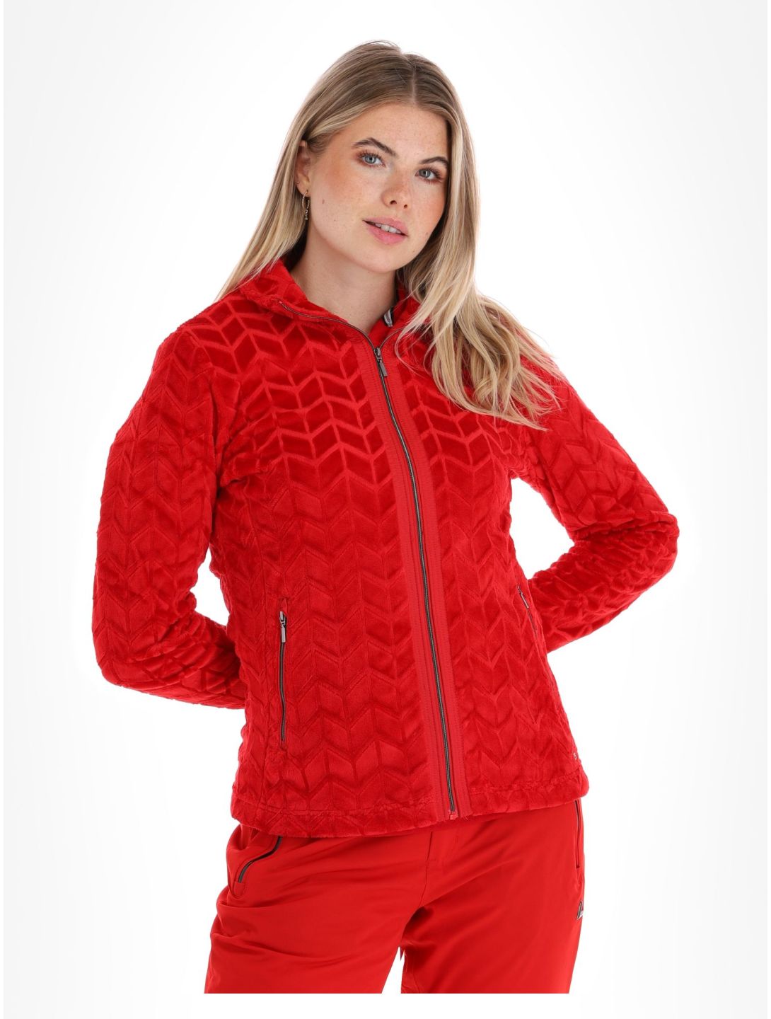 Luhta, Orosoaivi chaleco mujeres Cranberry rojo 