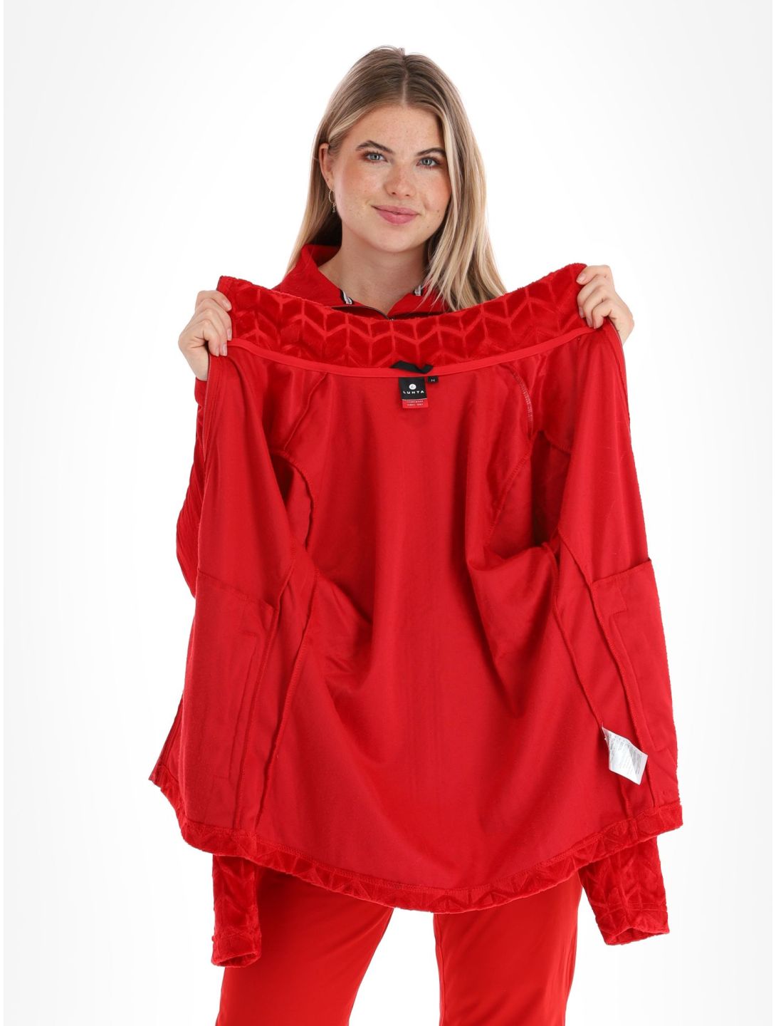 Luhta, Orosoaivi chaleco mujeres Cranberry rojo 