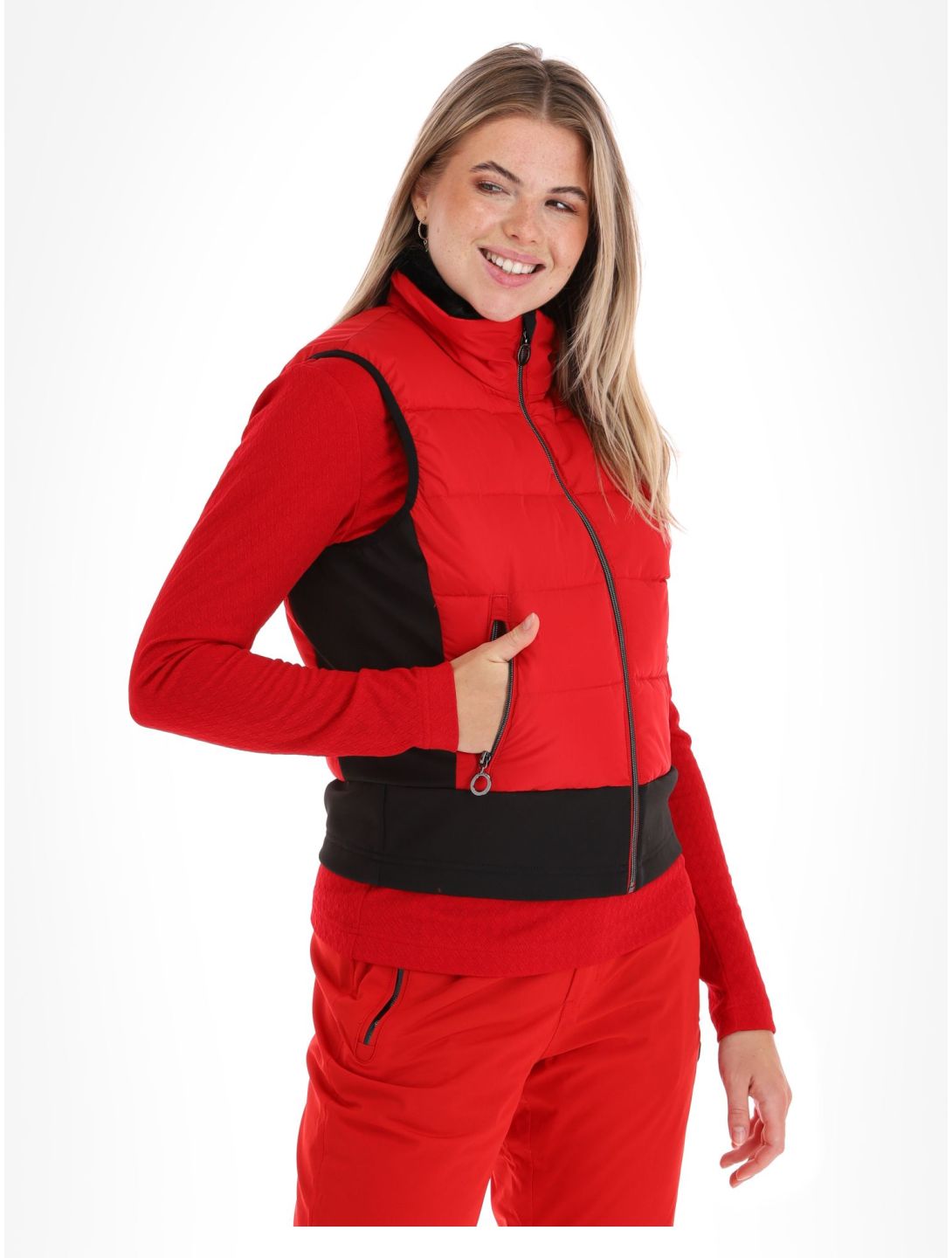 Luhta, Peuratunturi calentador de cuerpo mujeres Cranberry rojo 