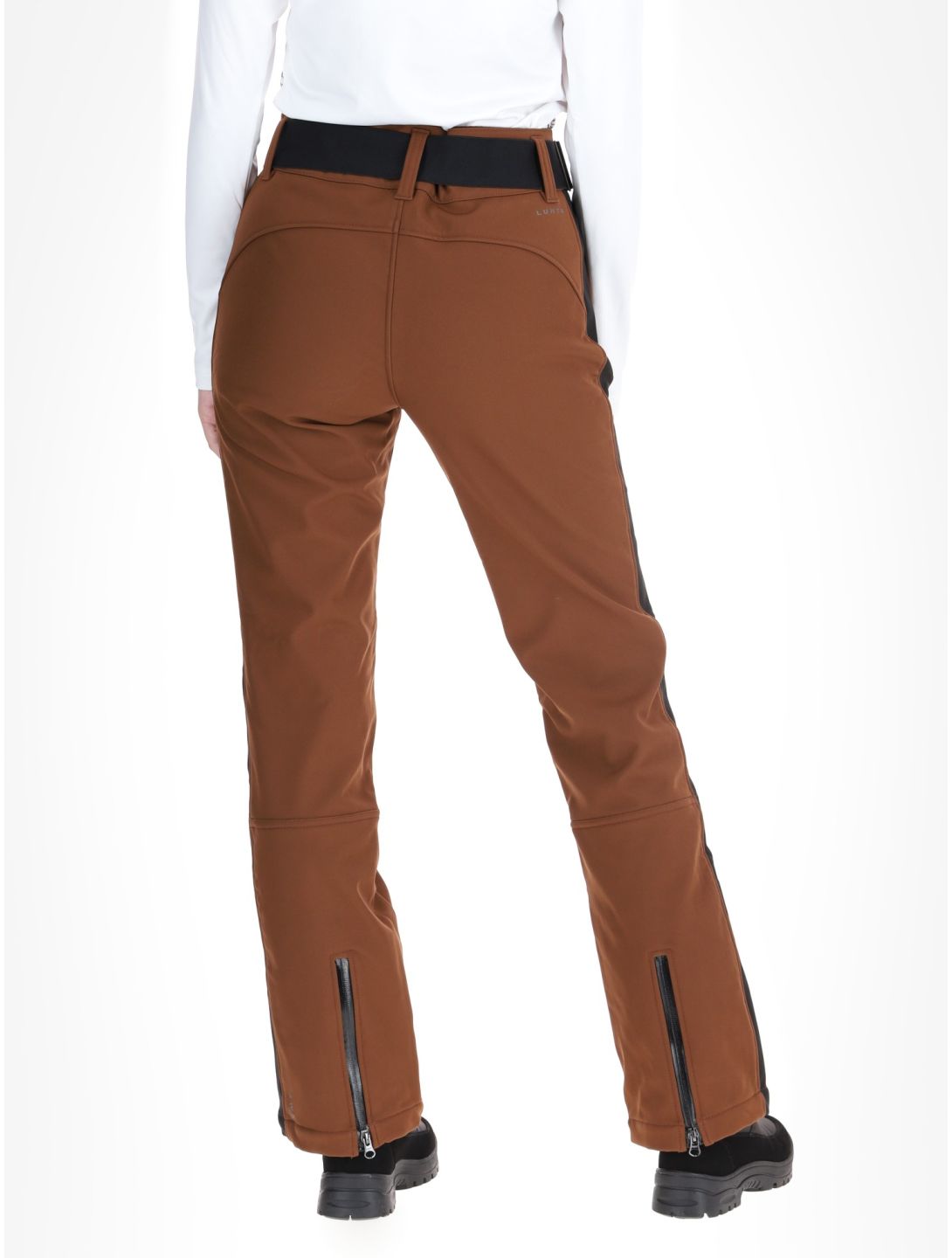 Luhta, Reututunturi pantalones de esquí softshell mujeres Chocolat marrón 