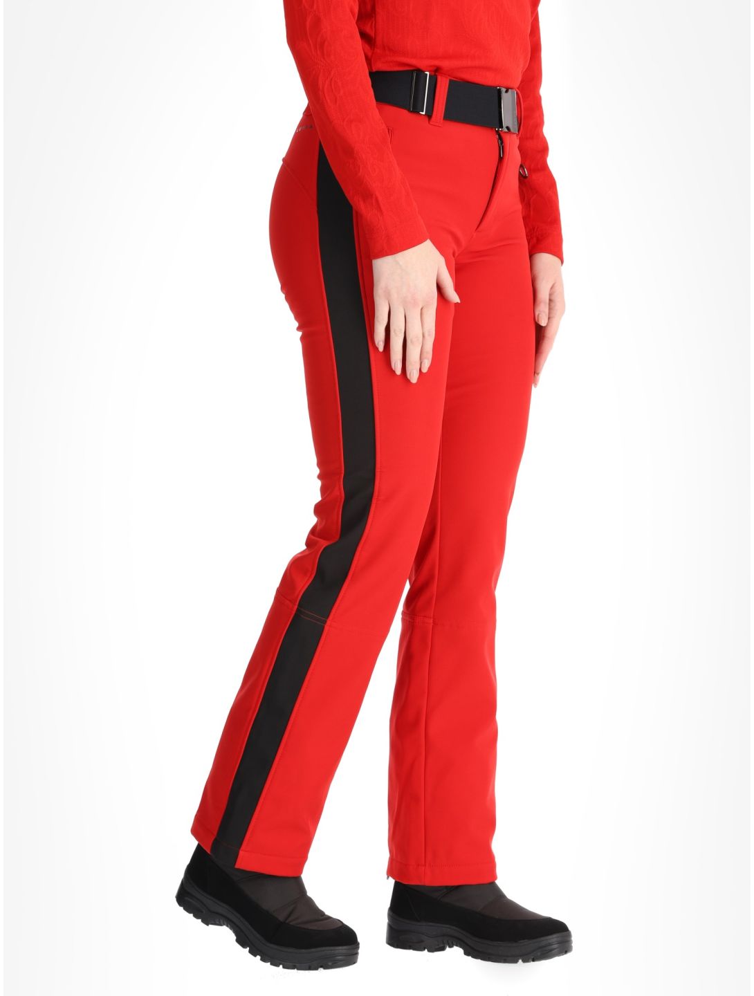 Luhta, Reututunturi pantalones de esquí softshell mujeres Cranberry rojo 