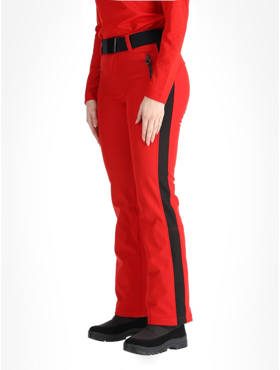 Luhta, Reututunturi pantalones de esquí softshell mujeres Cranberry rojo 