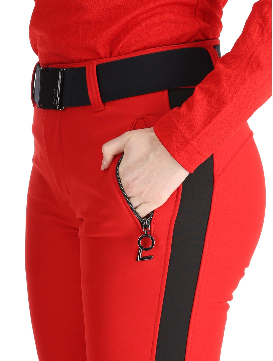 Luhta, Reututunturi pantalones de esquí softshell mujeres Cranberry rojo 