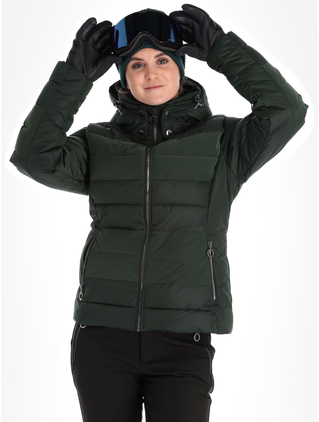 Luhta, Sammaltunturi chaqueta de esquí mujeres Dark Green verde 