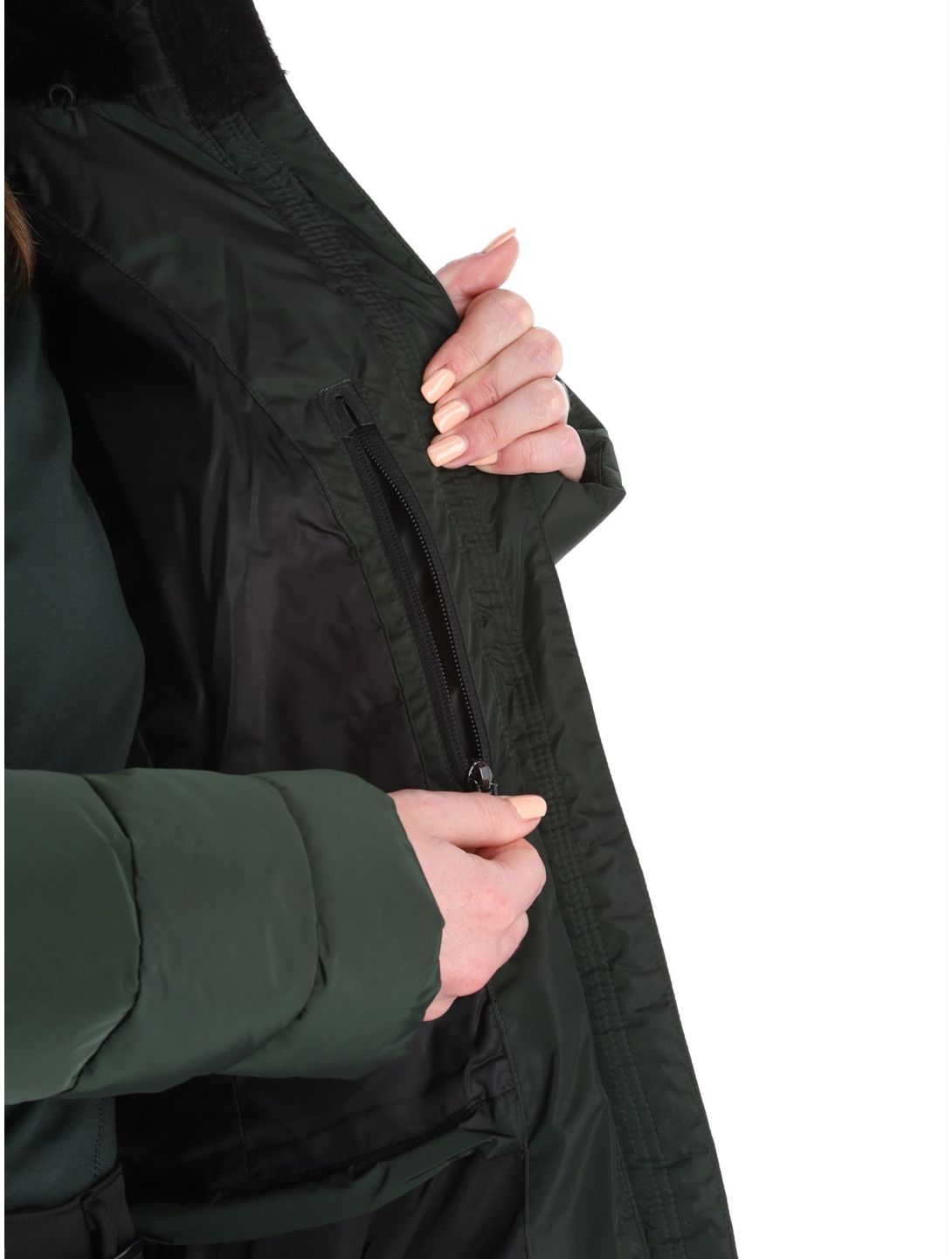 Luhta, Sammaltunturi chaqueta de esquí mujeres Dark Green verde 