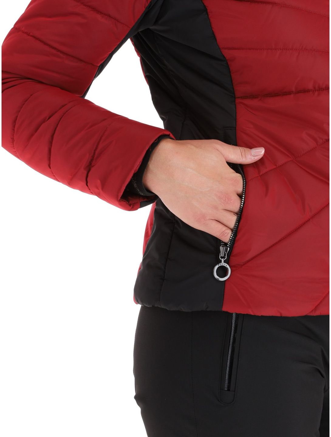 Luhta, Skalluvaara chaqueta de esquí mujeres Cranberry negro, rojo 