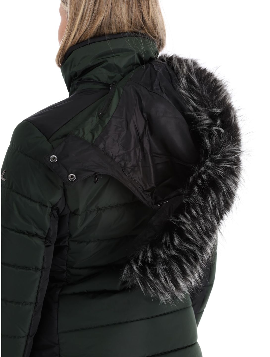 Luhta, Skalluvaara chaqueta de esquí mujeres Dark Green negro, verde 