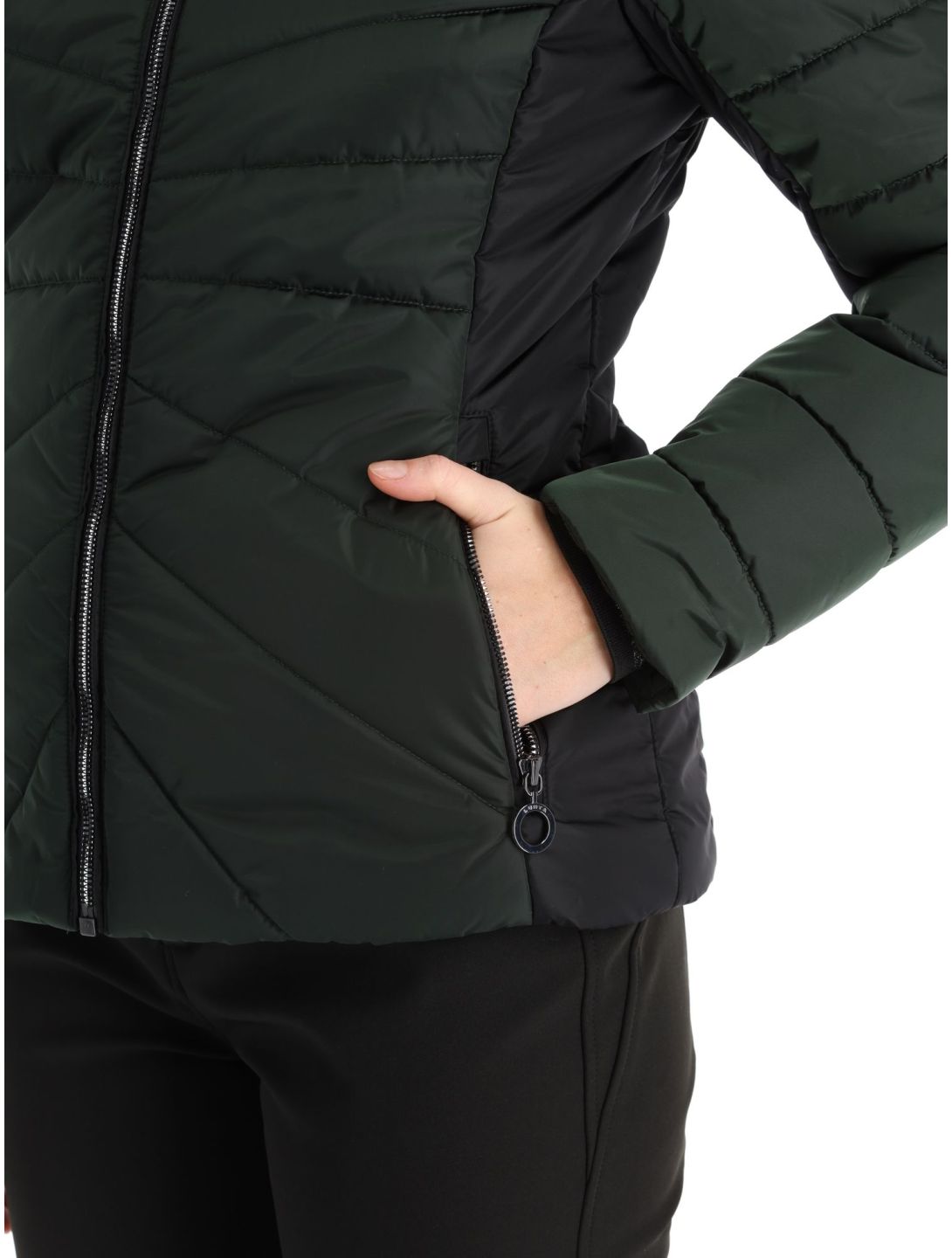 Luhta, Skalluvaara chaqueta de esquí mujeres Dark Green negro, verde 