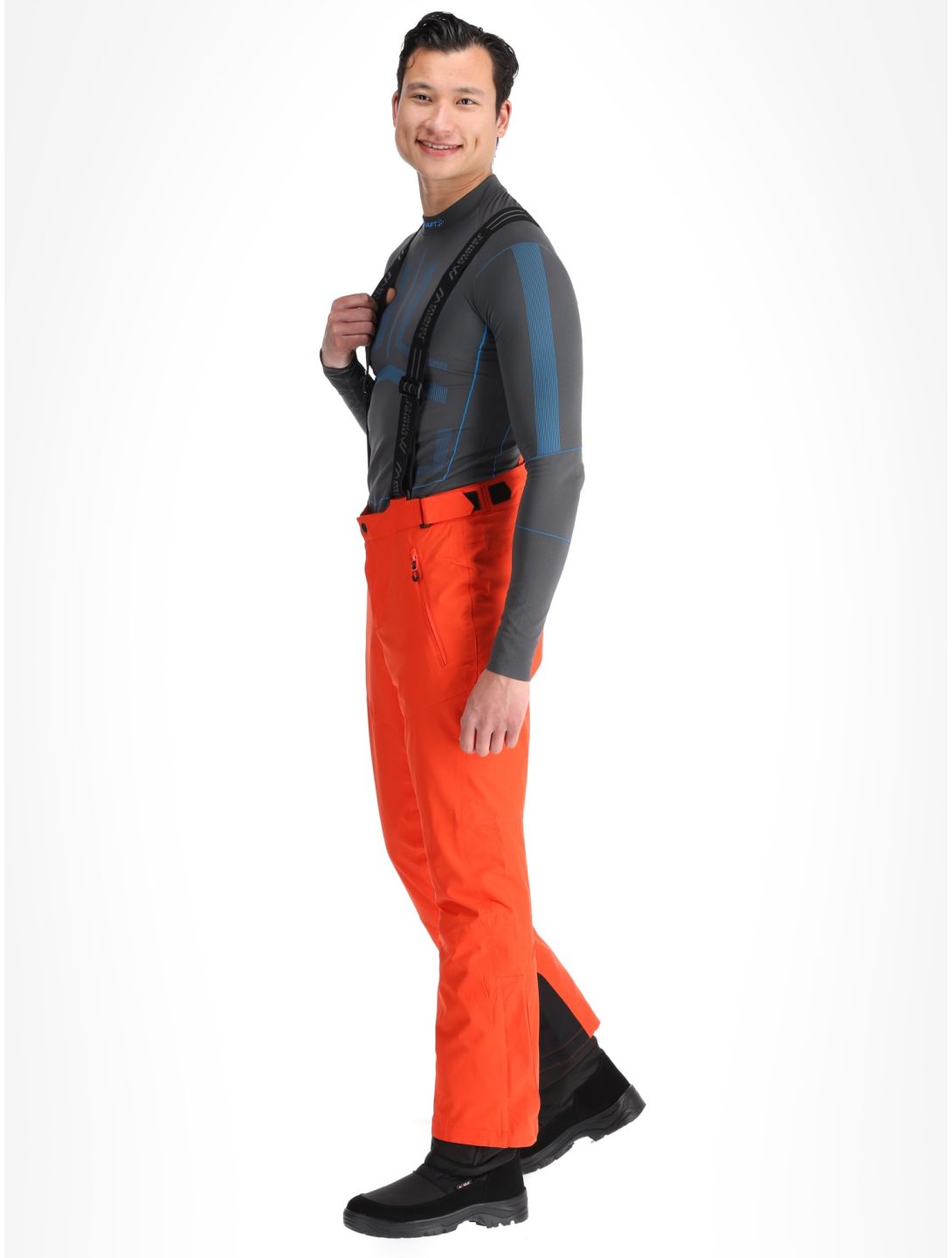 Maier Sports, Anton 2.1 pantalones de esquí hombres Paprika Flame naranja 