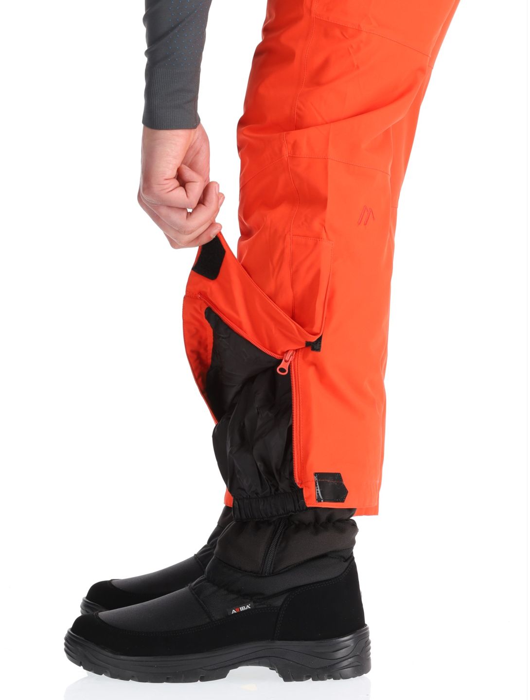 Maier Sports, Anton 2.1 pantalones de esquí hombres Paprika Flame naranja 